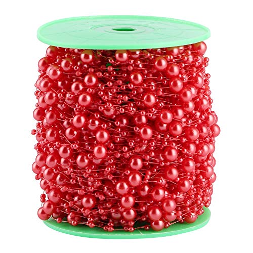 Faux Pearl Perlen String Künstliche Perlenzubehör Diy Bouquet Material für Hochzeitsdekoration (Roségold) von AJUNJIIL