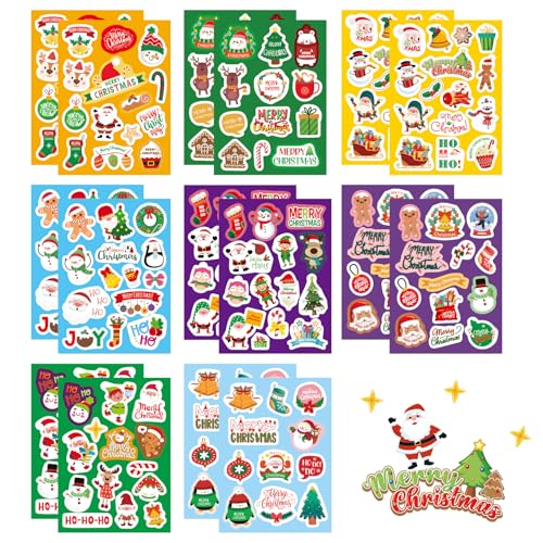 16 Bögen aufkleber weihnachten,weihnachtssticker,sticker weihnachtsaufkleber,kinder selbstklebend weihnachts adventskalender,stickers christmas weihnachtliche diy,weihnachtsdekoration,adventszeit 16 Bögen aufkleber weihnachten,weihnachtssticker,sticker weihnachtsaufkleber,kinder selbstklebend weihnachts adventskalender,stickers christmas weihnachtliche diy,weihnachtsdekoration,adventszeit von AJUNLKVDR