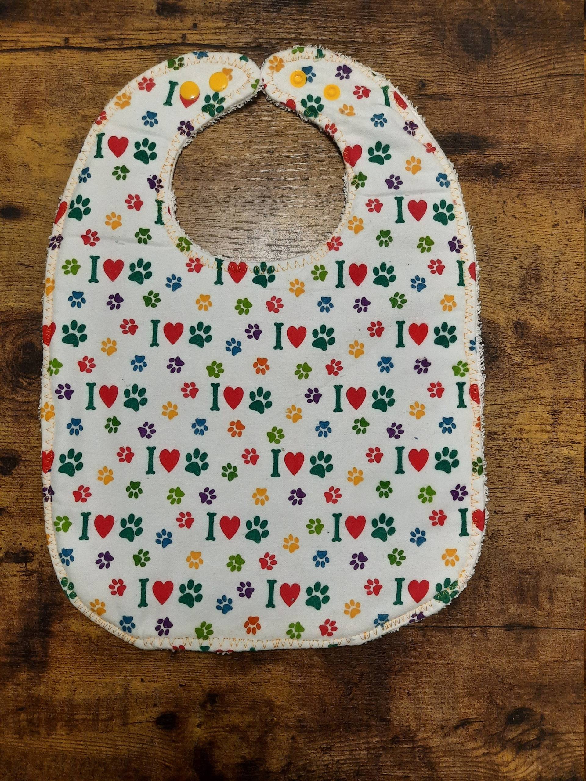 I Love Dogs Wasserdichte Lätzchen Für Kleinkinder I Love Dogs Wasserdichte Lätzchen Für Kleinkinder von AJsBibBoutique