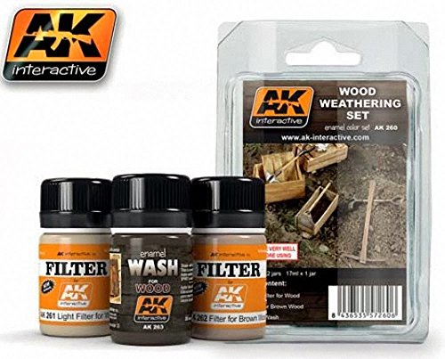 (AK00260) - AK Interactive Set - Wood Weathering Set von AK Interactive