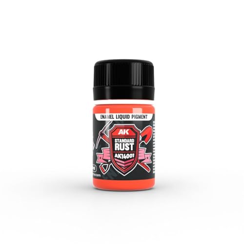 AK Interactive Enamel Liquid Pigment, Standard Rust, 35ml von AK Interactive