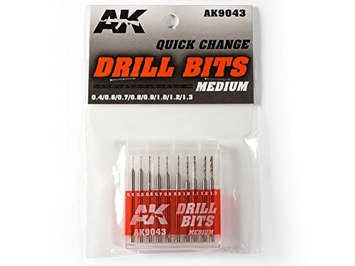 AK TOOLS AK9043 Drill Bits 0,4-1,3 (10pcs) von AK Interactive
