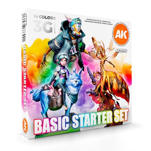 Basic Starter Set – 14 Colors Selected by JOSEDAVINCI Basic Starter Set – 14 Colors Selected by JOSEDAVINCI von AK Interactive