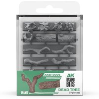 Dead Tree - Basing Bits - 3D-Druck - 17 Stück von AK Interactive