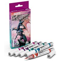 Dragons & Beasts - Quick Marker Set - 5 Stück von AK Interactive
