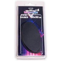OVAL BASES 90x52mm x 4 Stück von AK Interactive