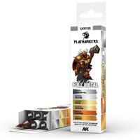 Playmarkers Set - Full Metal (6 Farben) von AK Interactive
