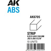 Strips 0.25 x 4.00 x 350mm - ABS STRIP von AK Interactive