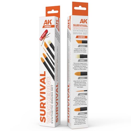 Survival Weathering Brushes Set Survival Weathering Brushes Set von AK Interactive