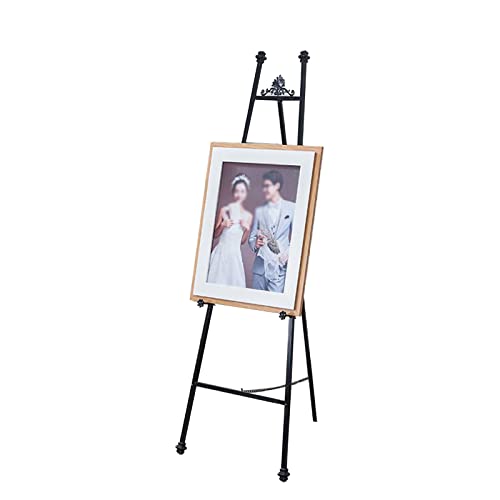AKALNNB 120/150 cm verstellbare Staffelei, Posterhalter, Staffeleiständer zur Anzeige - Leicht faltbare Metall-Bodenmalerei für Erwachsene, Maler, Künstler von AKALNNB