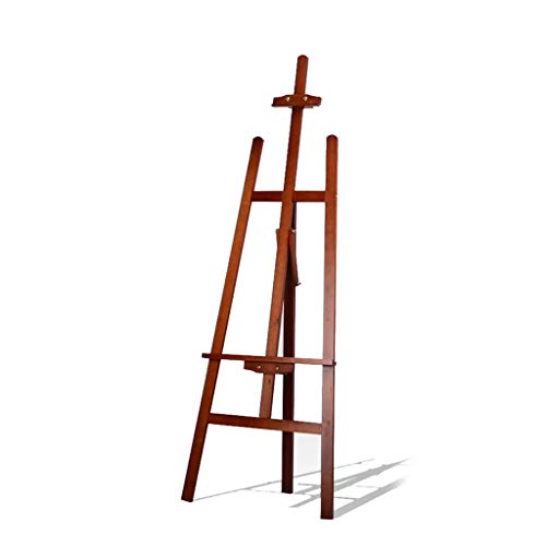 AKALNNB Ausstellungsstaffelei, Zeichenbrett, Staffelei, 150 cm hohe Kiefernstaffelei, Halterung, zusammenklappbarer Ölgemäldeständer, höhenverstellbarer Präsentationsständer, montierte Kunstmalerei von AKALNNB
