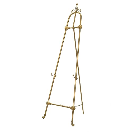 AKALNNB Display Staffelei Ständer für Hochzeit Zeichen & Poster, 120/150 cm tragbare Kunst Staffelei für Boden, leichte faltbare Metall Staffelei, Gold AKALNNB Display Staffelei Ständer für Hochzeit Zeichen & Poster, 120/150 cm tragbare Kunst Staffelei für Boden, leichte faltbare Metall Staffelei, Gold von AKALNNB