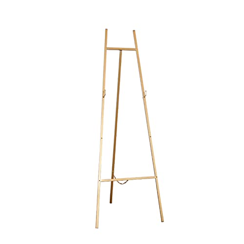 AKALNNB Goldene Eisen-Staffelei, verstellbare und faltbare Staffelei tragbare Kunstmalerei für Künstler, Erwachsene und Anfänger, 120cm/145cm hoch AKALNNB Goldene Eisen-Staffelei, verstellbare und faltbare Staffelei tragbare Kunstmalerei für Künstler, Erwachsene und Anfänger, 120cm/145cm hoch von AKALNNB