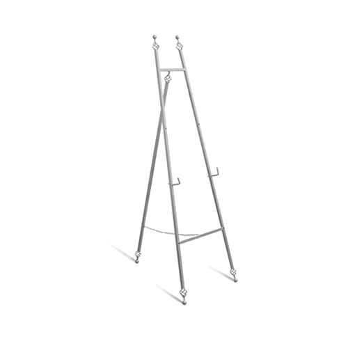 AKALNNB Hochzeit Display Staffelei 150 cm hoch, verstellbare Höhe Faltbare Metall Staffelei A-Rahmen Bodenstaffel Tragbare Kunst Staffelei Ständer für Malerei und Skizzieren, Gold/Silber AKALNNB Hochzeit Display Staffelei 150 cm hoch, verstellbare Höhe Faltbare Metall Staffelei A-Rahmen Bodenstaffel Tragbare Kunst Staffelei Ständer für Malerei und Skizzieren, Gold/Silber von AKALNNB