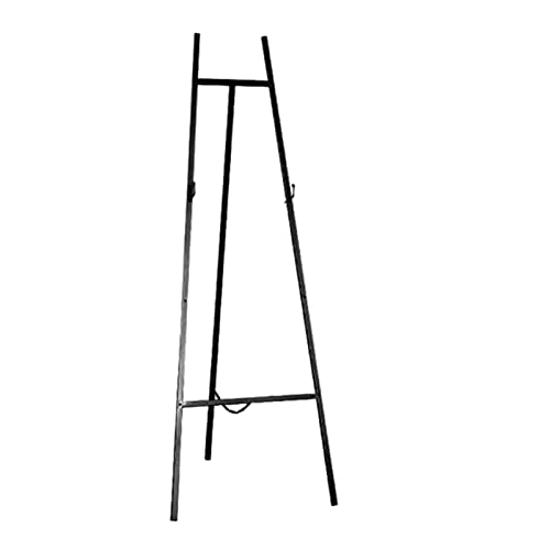 AKALNNB Metall Staffelei Gold - 120cm/145cm hoch - Tragbarer Bodenständer Staffelei Faltbare Kunstmalereien zum Malen oder Zeichnen, Höhenverstellbar von AKALNNB
