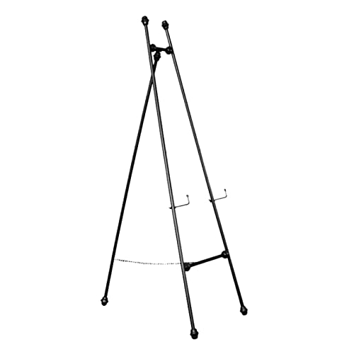 AKALNNB Studio Metall Staffelei zum Malen, tragbare Kunstmalereien für Erwachsene 120/150 cm Bodenstehend, faltbarer A-Rahmen Staffelei für Innen oder Außen Skizzen von AKALNNB