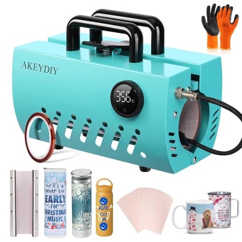 AKEYDIY AKE5574EU Tassenpresse Maschine Tumbler Druckpressen, B, Blau AKEYDIY AKE5574EU Tassenpresse Maschine Tumbler Druckpressen, B, Blau von AKEYDIY