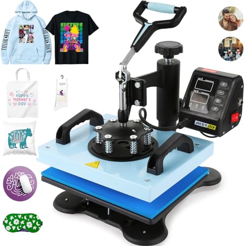 AKEYDIY CX5576_1A Blau Transferpresse, Metall, 12 x 10 zoll AKEYDIY CX5576_1A Blau Transferpresse, Metall, 12 x 10 zoll von AKEYDIY