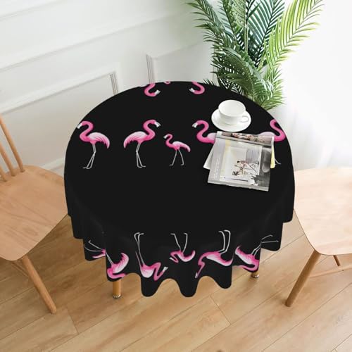 AKGFFDS Runde dekorative Tischdecke, Motiv: Kranichfamilie, 152,4 cm, für Innen- und Außenbereich, Partys, Hochzeiten AKGFFDS Runde dekorative Tischdecke, Motiv: Kranichfamilie, 152,4 cm, für Innen- und Außenbereich, Partys, Hochzeiten von AKGFFDS