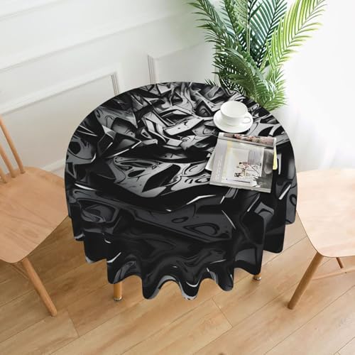 AKGFFDS Runde dekorative Tischdecke mit Graffiti-Druck, 152,4 cm, für Innen- und Außenbereich, Partys, Hochzeiten AKGFFDS Runde dekorative Tischdecke mit Graffiti-Druck, 152,4 cm, für Innen- und Außenbereich, Partys, Hochzeiten von AKGFFDS