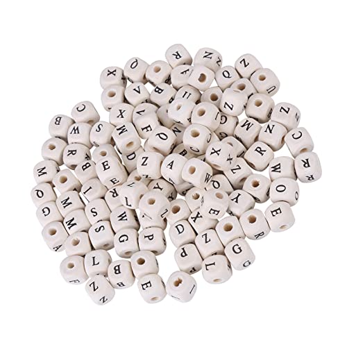 100 Stück Gemischte Holz-Buchstabenperlen – DIY-Schmuckherstellung, Lose Sp-Perlen, für Ft-Projekte, Holz- und Buchstabenperlen für Individuelle Designs 100 Stück Gemischte Holz-Buchstabenperlen – DIY-Schmuckherstellung, Lose Sp-Perlen, für Ft-Projekte, Holz- und Buchstabenperlen für Individuelle Designs von AKLOSIPY