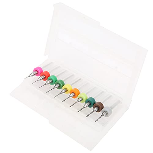 10pcs Bohrbits Set Wolframstahl für Leiterplatten, CNC und Bohrung von 0,3-1,2 Mm 10pcs Bohrbits Set Wolframstahl für Leiterplatten, CNC und Bohrung von 0,3-1,2 Mm von AKLOSIPY