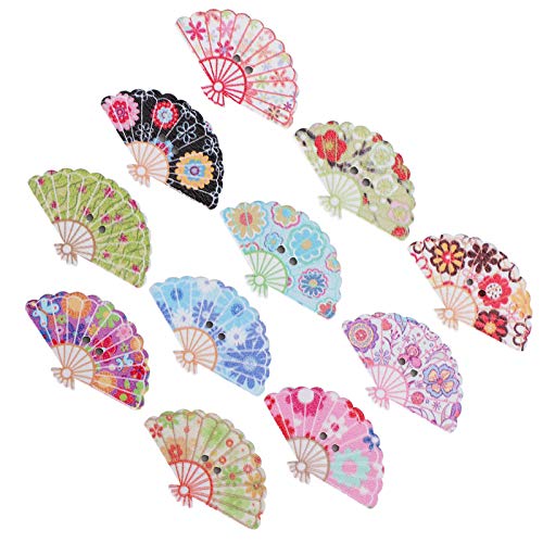 200pcs Hölzerne Fächerförmige Farbenfrohe Knöpfe Zum Nähen und DIY -FTS und Fantasievolle Dekorationszubehör 200pcs Hölzerne Fächerförmige Farbenfrohe Knöpfe Zum Nähen und DIY -FTS und Fantasievolle Dekorationszubehör von AKLOSIPY