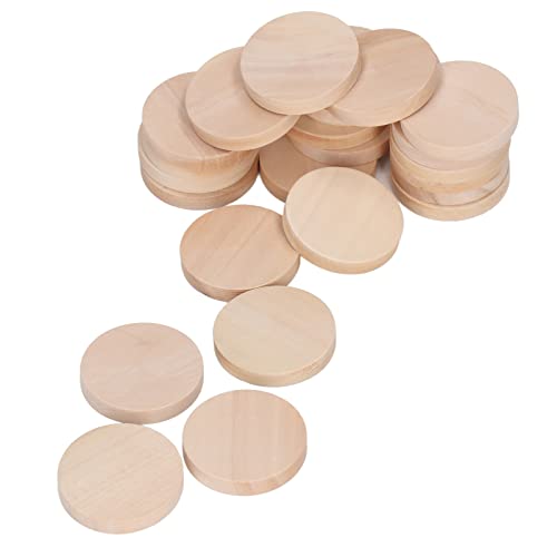 50pcs Platane Wood - .2 I DIY -Kreise für Ting, Col, Fingsting, von AKLOSIPY