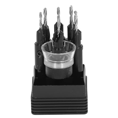 6pcs Countersink -Bohrer -Bit für Holzbearbeitung - 82 Grad Schamfer, /4 I -Hex -Shank, Ideal für Schrauben 2,8 Bis 4,0 Mm von AKLOSIPY