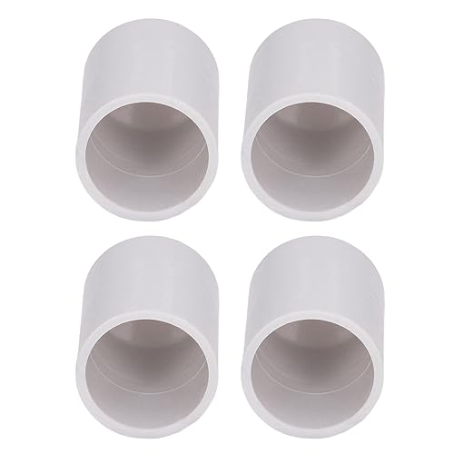 AKLOSIPY 100pcs Stabende für Elektronisches Zaunsystem - Technische Plastikanschlussrohrschutz, 9,5 Mm/0,37 Zoll Weiß (21mm) von AKLOSIPY