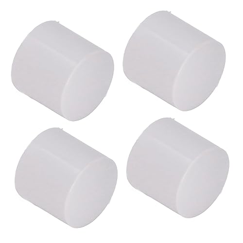 AKLOSIPY 100pcs Stabende für Elektronisches Zaunsystem - Technische Plastikanschlussrohrschutz, 9,5 Mm/0,37 Zoll Weiß (32 mm) von AKLOSIPY