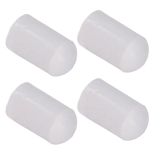 AKLOSIPY 100pcs Stabende für Elektronisches Zaunsystem - Technische Plastikanschlussrohrschutz, 9,5 Mm/0,37 Zoll Weiß (9,5 mm) von AKLOSIPY