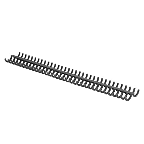 AKLOSIPY 10pcs Polypropylenbindungsspulen mit 34 Löchern - und Tragbaren Bindungsstacheln für den Büro- und Schulgebrauch (BLACK) von AKLOSIPY