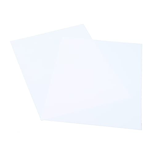 AKLOSIPY 10pcs Wärme Schrumpfblätter Bops Doppelseitiges Handwerk für Schlüsselketten, Accessoires, Schmuck und Bildungsspaß (Doppelseitiges druckbares Weiß) von AKLOSIPY