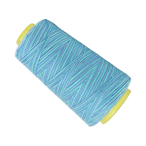 AKLOSIPY 402 Variegierte Polyester -Nähfäden - Hohe Festigkeit, Elastisch, Faderlos und für das Nähen von Projekten von AKLOSIPY