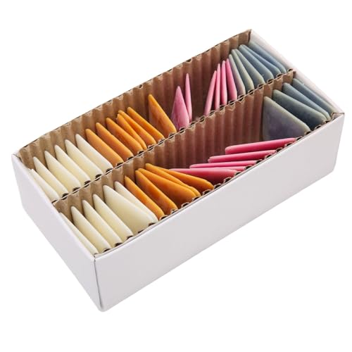 AKLOSIPY 48pcs Automatic Fading Tailors Chalk Set - Buntes und Klares Stoffmarkierungskreide für Professionelle Nähen, Quilt- und Handwerksprojekte von AKLOSIPY