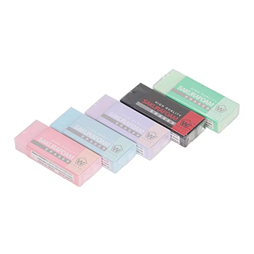 AKLOSIPY 5 PCs Farbenfrohe Kunstrotler mit Starker Kraft für Büroschule Skizzieren Malereizubehör von AKLOSIPY