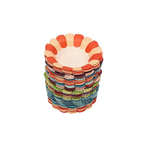 AKLOSIPY 50pcs DIY Blütenblattschalen für Kinderhandwerk und Stapelbare Farbenfrohe Blumenbecher für Schul- und Wohnkultur AKLOSIPY 50pcs DIY Blütenblattschalen für Kinderhandwerk und Stapelbare Farbenfrohe Blumenbecher für Schul- und Wohnkultur von AKLOSIPY
