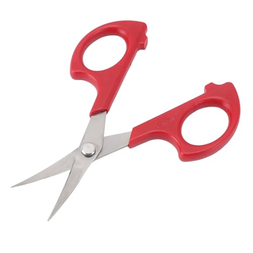 AKLOSIPY 6pcs Edelstahl-Stickerei Schere Komfortabler Griff Zum Handwerk, Schulmaterial und Geschenkvertreib 5. X 0,9 Zoll (Pin-1663) von AKLOSIPY
