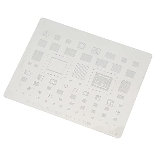 AKLOSIPY BGA -Schablone für A14 CPU | Edelstahl -Zinnpflanzvorlage für 12 Serien von AKLOSIPY