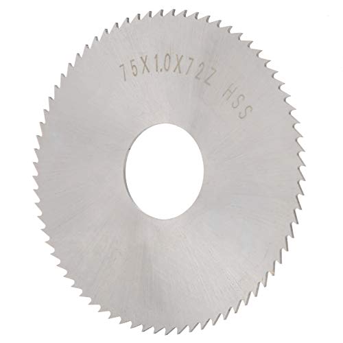 AKLOSIPY Hochgeschwindiger Stahl 72 Zähne Schneidscheibenkreissäge für Holz und Metall 75 X X 22 Mm und Effizient von AKLOSIPY