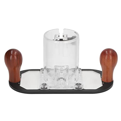 AKLOSIPY Holzbearbeitung Trimmer Basis Schutz Transparenter Kunststoff -Router -Elektrowerkzeugzubehör mit Verriegelungssystem von AKLOSIPY