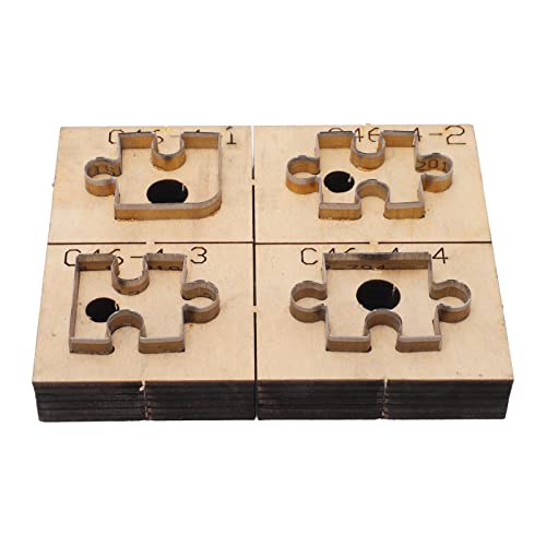 AKLOSIPY Ledergestürzt C46 Puzzle Design Hoher Kohlenstoffstahl, Dicke Holzbasis, Mühelose Schneide für Leder- und Stoffhandwerk AKLOSIPY Ledergestürzt C46 Puzzle Design Hoher Kohlenstoffstahl, Dicke Holzbasis, Mühelose Schneide für Leder- und Stoffhandwerk von AKLOSIPY