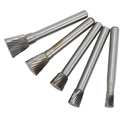 AKLOSIPY N Burr -Set von 5 Carbid -Mahlen von Polierdateien für Holzbearbeitung, Metallschnitzen und Luftfahrtgebrauch AKLOSIPY N Burr -Set von 5 Carbid -Mahlen von Polierdateien für Holzbearbeitung, Metallschnitzen und Luftfahrtgebrauch von AKLOSIPY