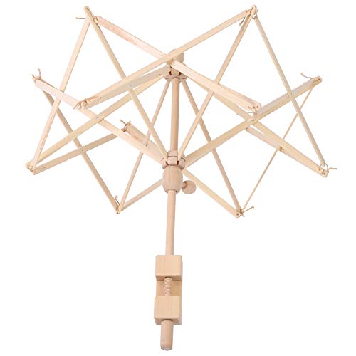 AKLOSIPY Stricken Regenschirm Swift Garn Wicker aus Holz und Leicht zu Verwenden Zum Handwerk und Weben AKLOSIPY Stricken Regenschirm Swift Garn Wicker aus Holz und Leicht zu Verwenden Zum Handwerk und Weben von AKLOSIPY