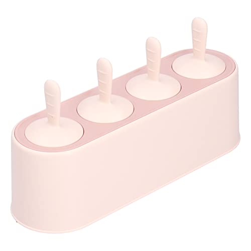 AKLOSIPY Wiederverwendbare Silikon -Eisformen der Lebensmittelqualität - DIY Werkzeuge für Hausgemachte Leckereien, Einfache Freisetzung &, Platzsparendes Design, Grün (Altrosa) von AKLOSIPY