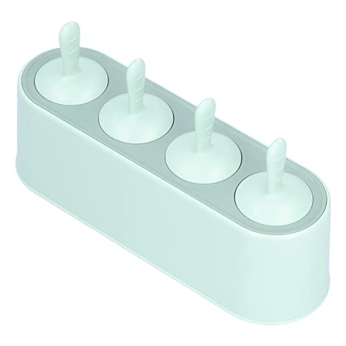 AKLOSIPY Wiederverwendbare Silikon -Eisformen der Lebensmittelqualität - DIY Werkzeuge für Hausgemachte Leckereien, Einfache Freisetzung &, Platzsparendes Design, Grün (Gras-Grün) von AKLOSIPY