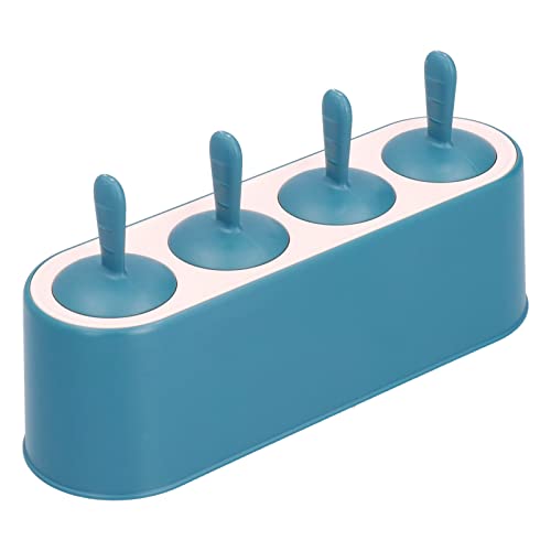 AKLOSIPY Wiederverwendbare Silikon -Eisformen der Lebensmittelqualität - DIY Werkzeuge für Hausgemachte Leckereien, Einfache Freisetzung &, Platzsparendes Design, Grün (puderblau) von AKLOSIPY
