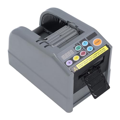 Automatischer Klebebandspenderschneider für 6-60 Mm Breite, Intelligente Ribbon-Schneidmaschine mit Mehreren Einstellungen, Grau, US-Stecker 100-120 V (EU-Stecker 220-240V) von AKLOSIPY