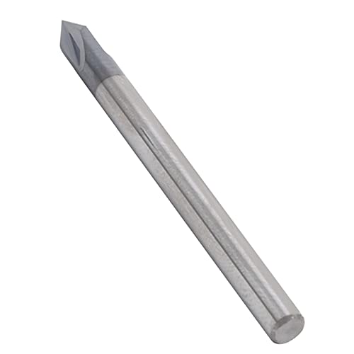 Schamferende L: 3 Te 60 ° Wolframstahl CNC Ter für Ling und Polieren (D12*60°*75L) (D10*60°*75L) (D8*60°*60L) (D6*60°*50L) (D4*60°*50L) von AKLOSIPY
